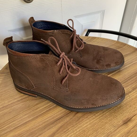 Cole Hann Men's Ogden Stitch Chukka II Boot Driftwood Suede Sz 8M Brown - Picture 1 of 16